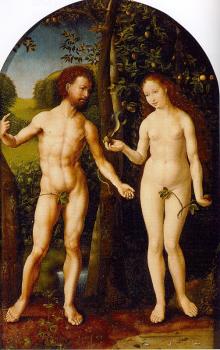 敭 瑪佈斯 Gossaert Thyssen Adam and Eve